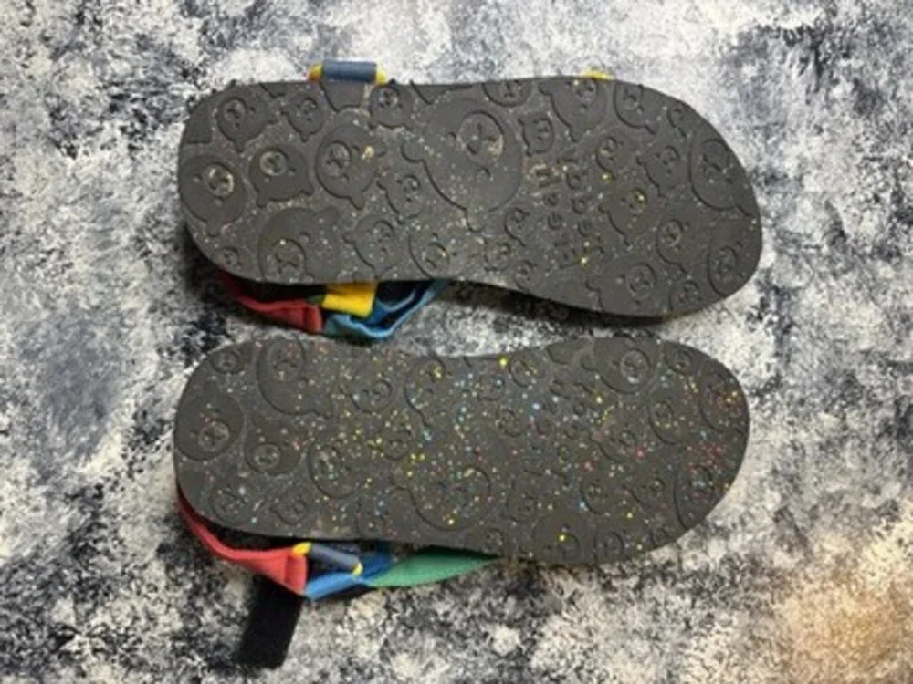 Teddy Fresh Combat Ready Warrior Sandal Multicolored Adjustable Mens 11 NWT